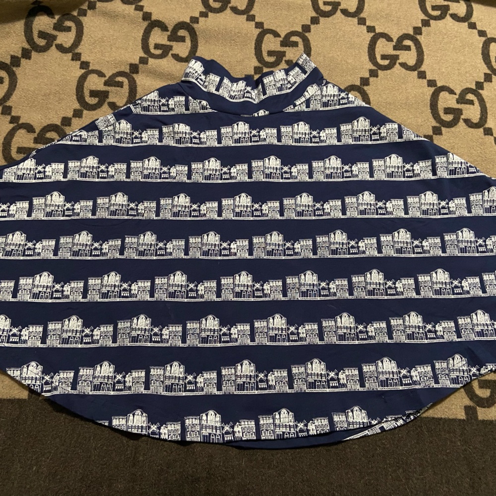 Effie's Heart Indigo and White Top